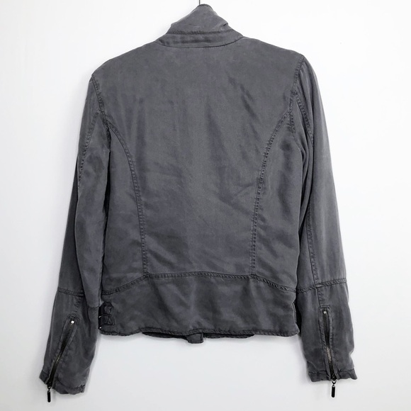 MAX jeans gray Moto jacket - Picture 8 of 10